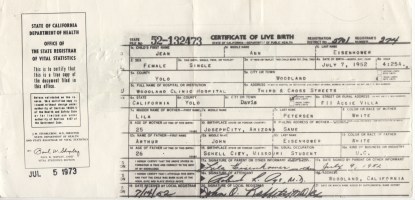 Jean Ann Eisenhower birth certificate 1.jpeg